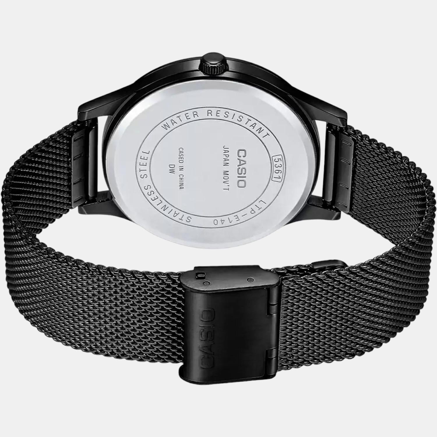 Casio Women Round Black watch