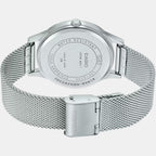 Casio Women Round Silver watch