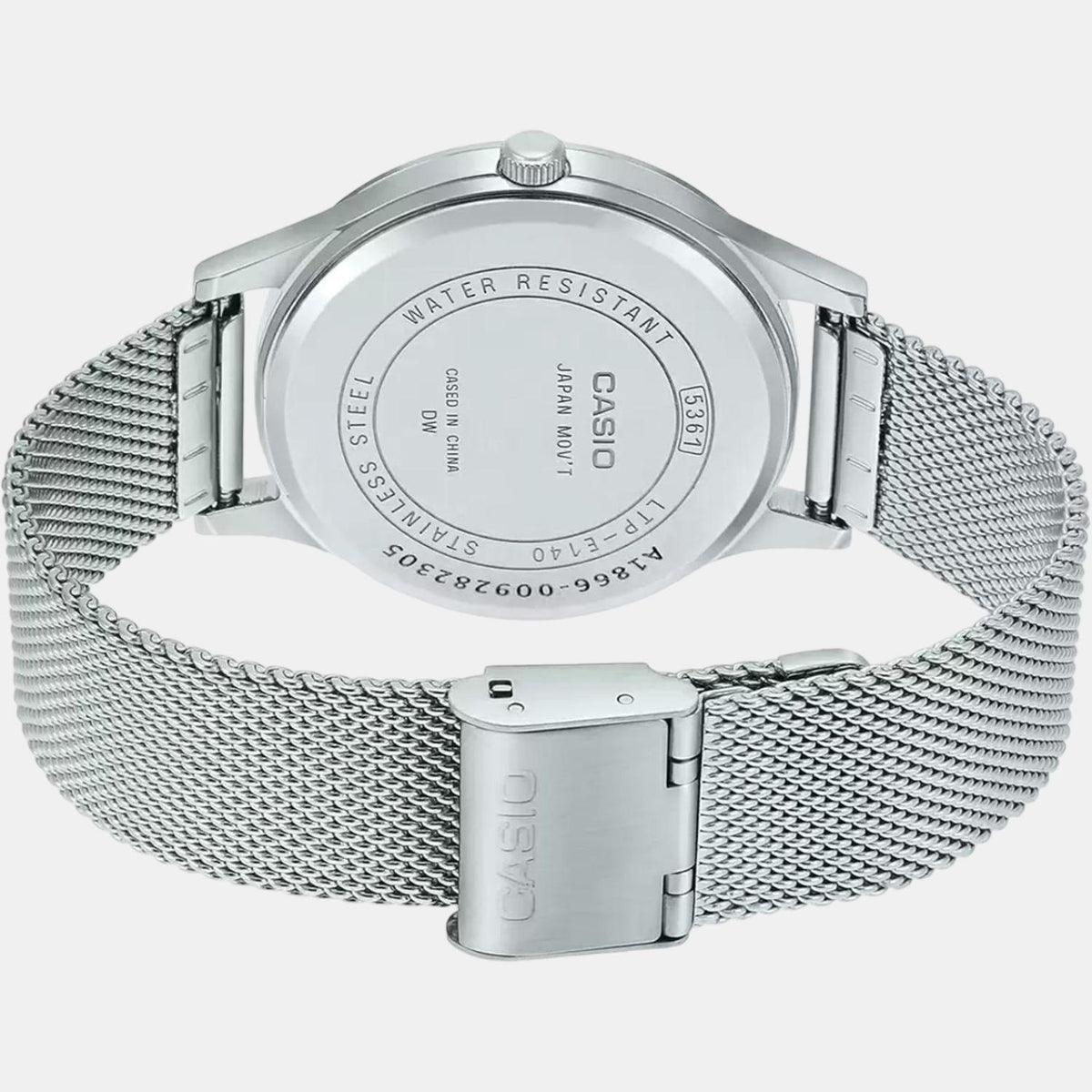 Casio Women Round Silver watch