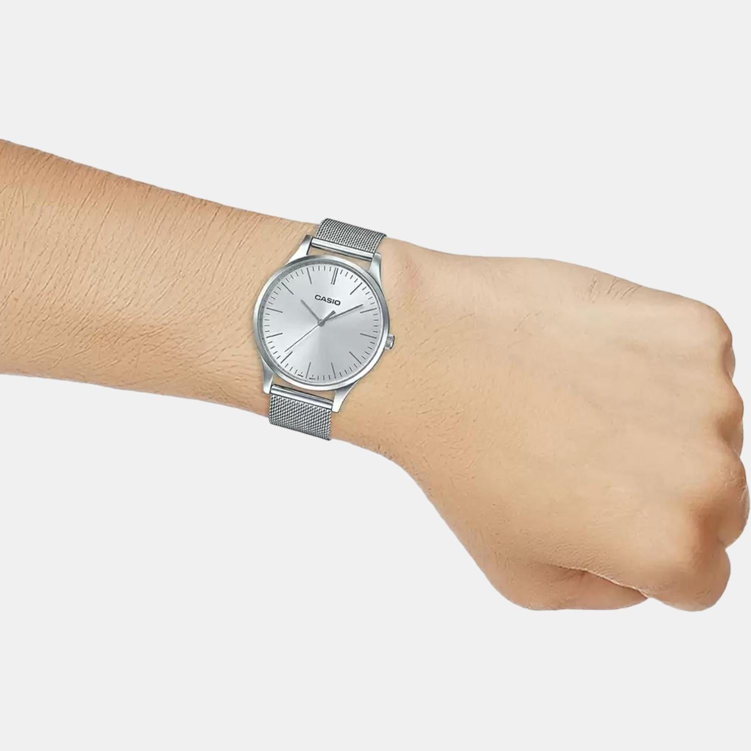 Casio 38 mm Silver Quartz watch