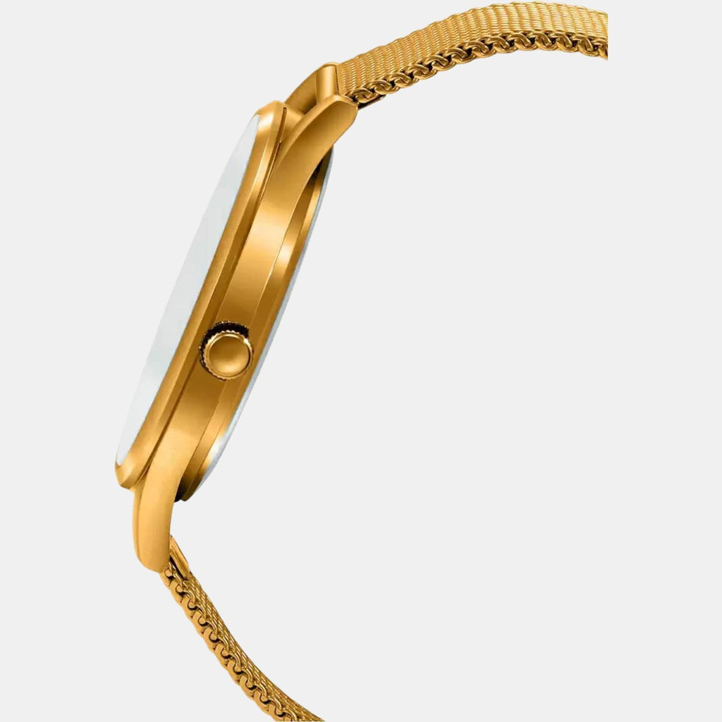 Casio Women Round Gold watch