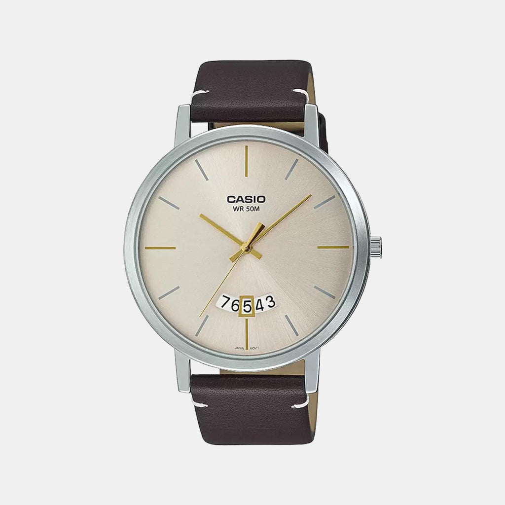 Casio Round Beige Analog watch