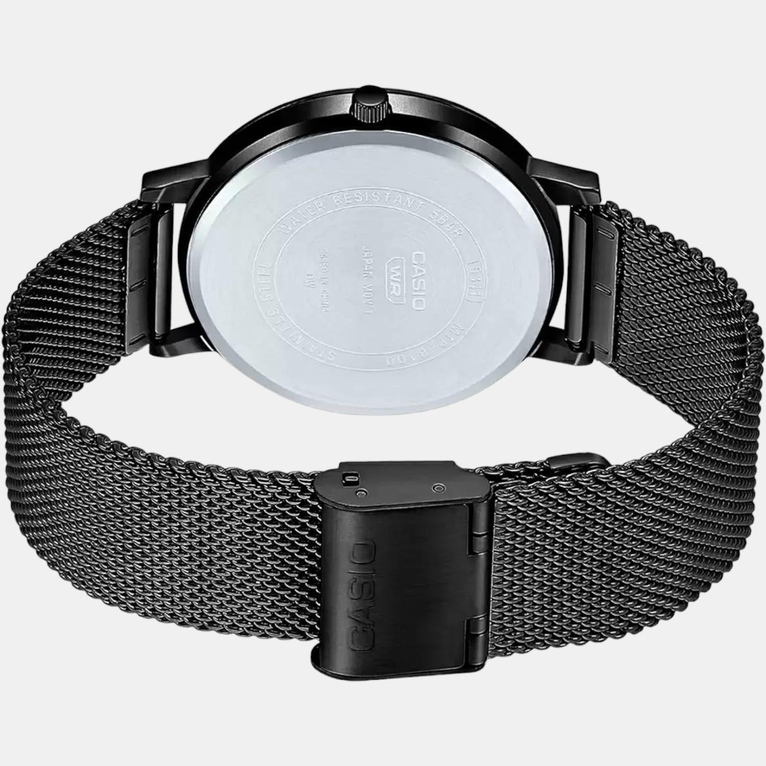 Casio Men Round Black watch