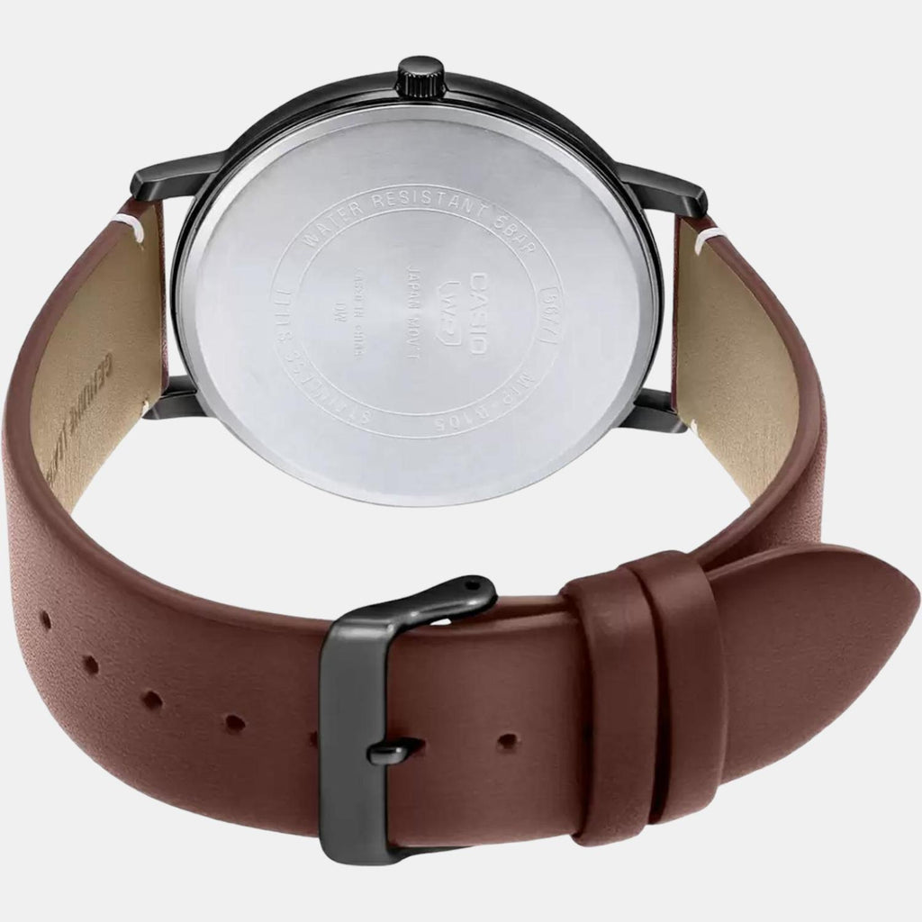 Casio Leather Black watch