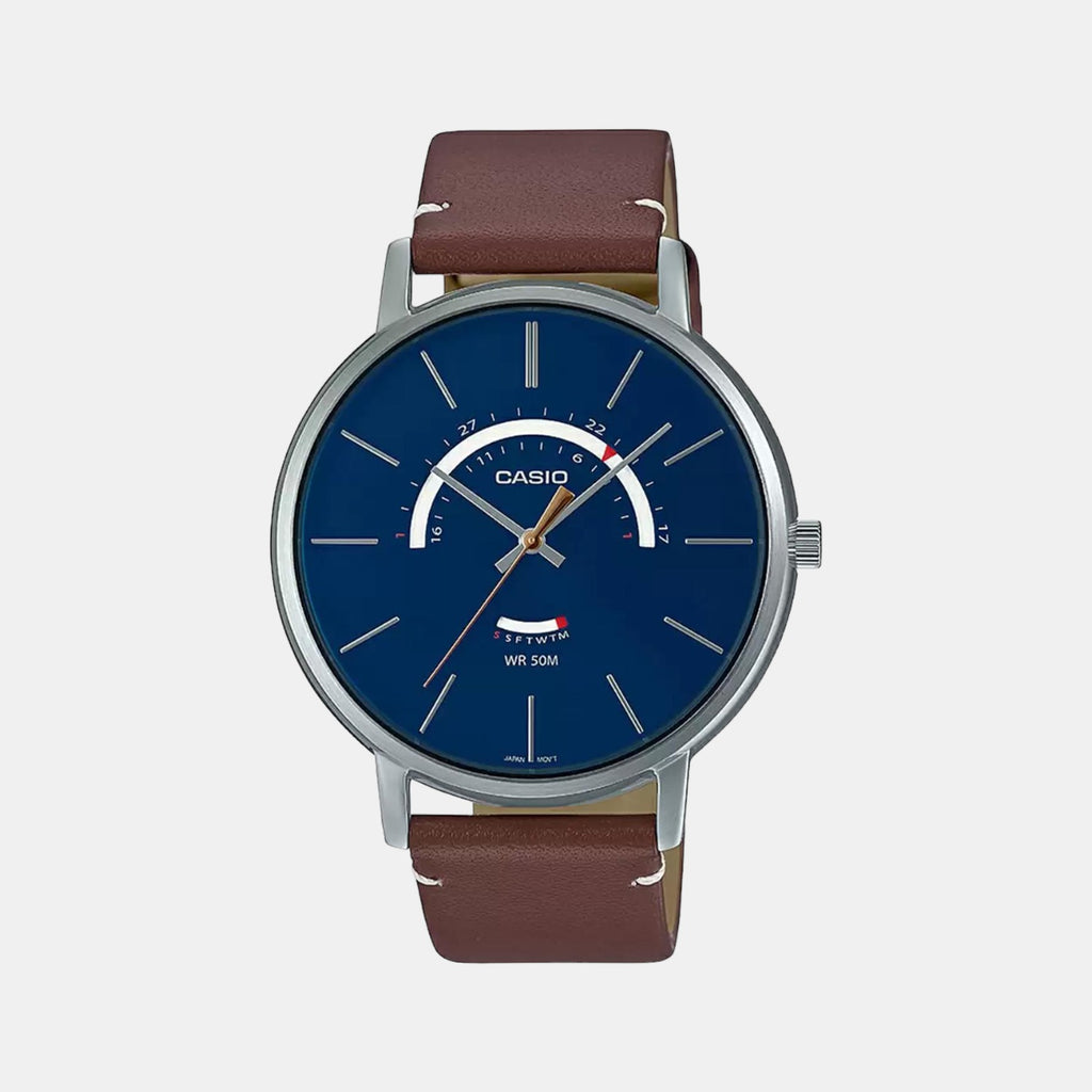 Casio Round Blue Analog watch