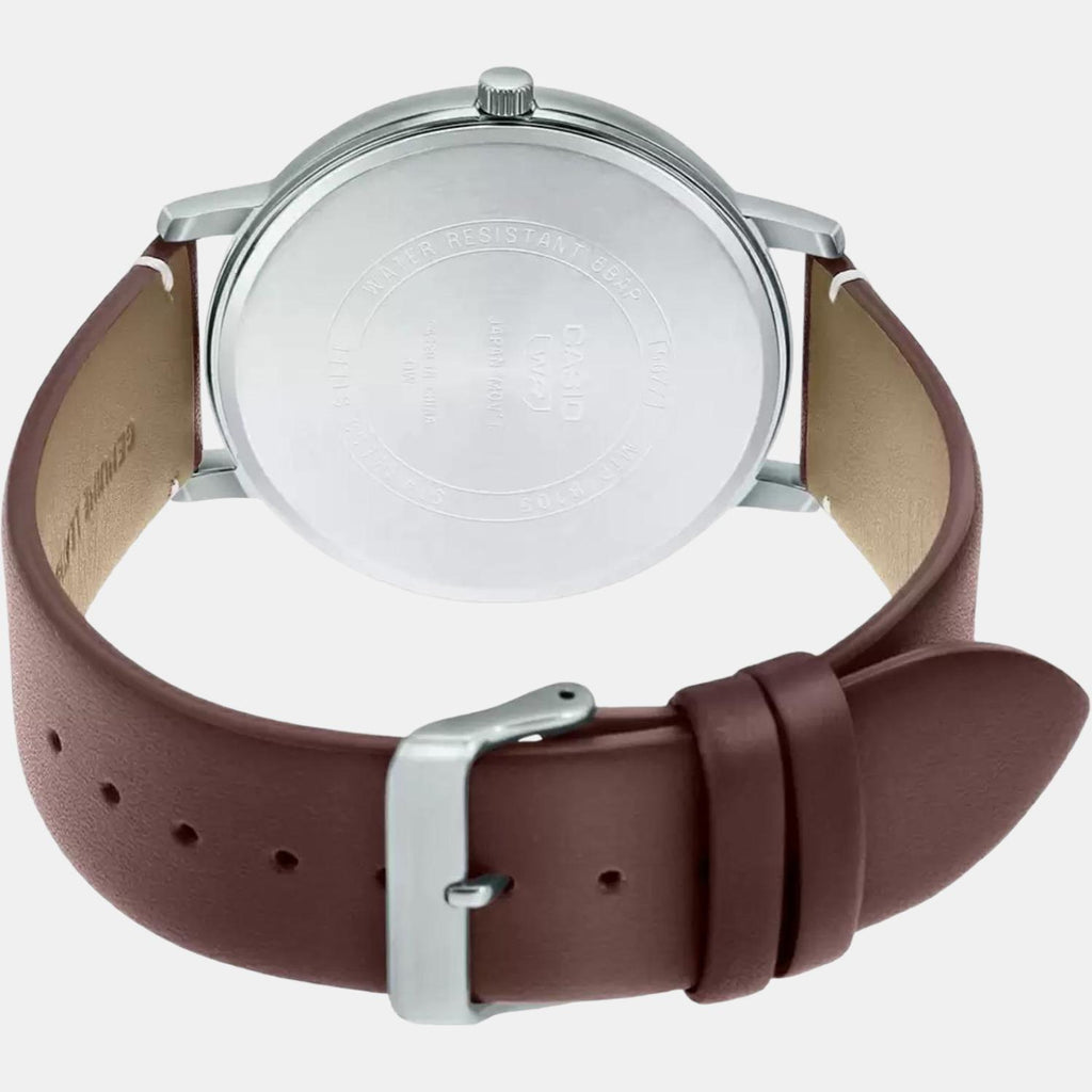 Casio Leather Blue watch