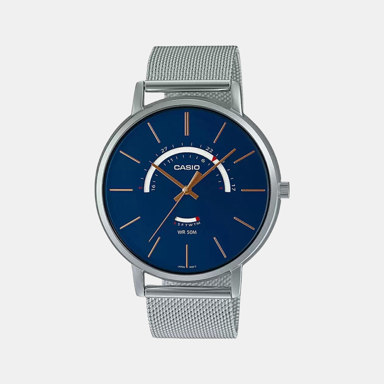 Casio Round Blue Analog watch