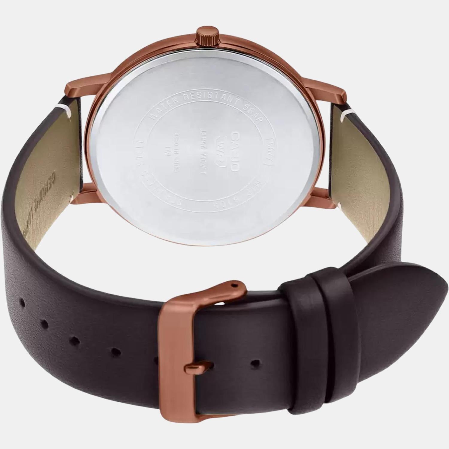 Casio Leather Black watch