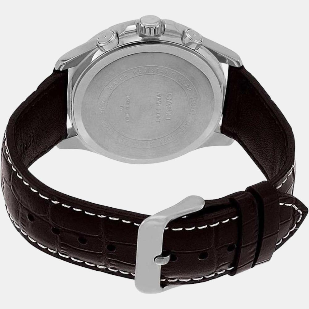 Casio Leather Beige watch