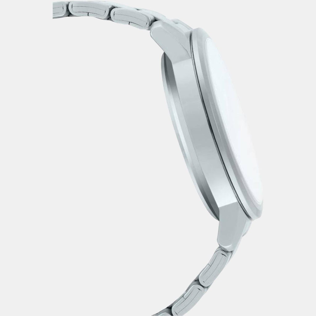 Casio Men Round Silver watch