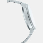 Casio Men Round Silver watch