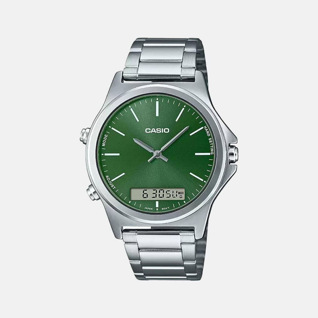 Casio Round Green Analog watch