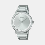 Casio Round Silver Analog watch