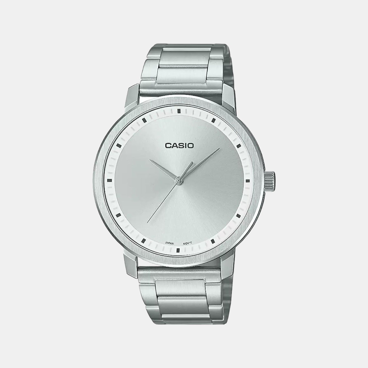 Casio Round Silver Analog watch