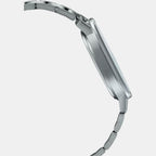 Casio Men Round Silver watch