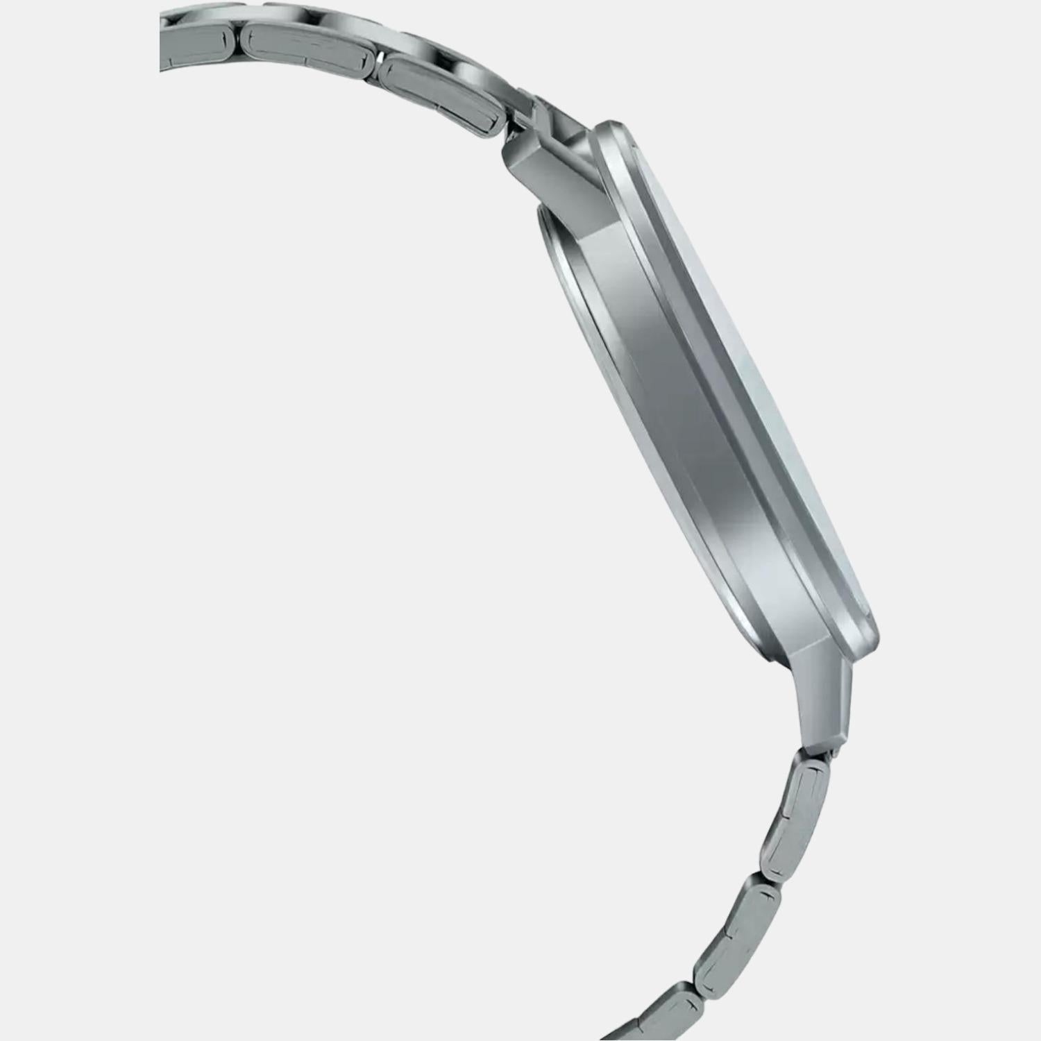 Casio Men Round Silver watch