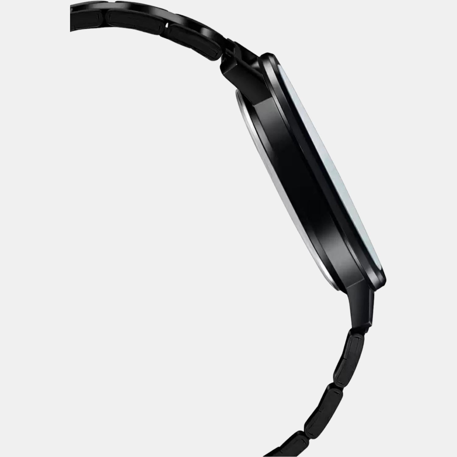 Casio Men Round Black watch