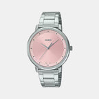 Casio Round Pink Analog watch