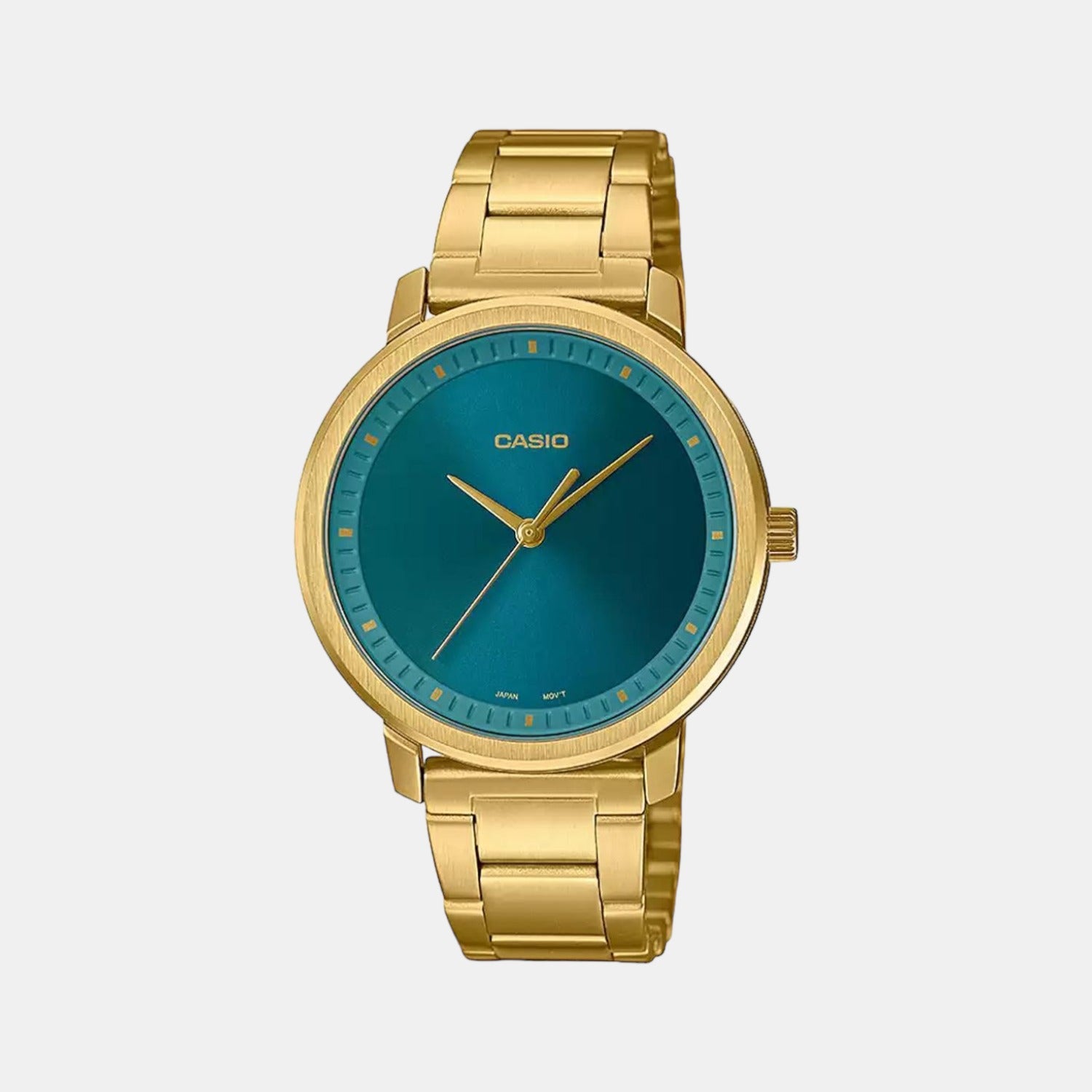 Casio Round Green Analog watch