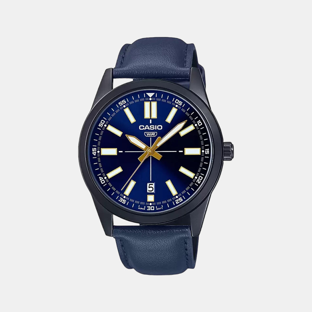Casio Round Blue Analog watch