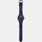 Casio Leather Blue watch
