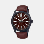 Casio Round Brown Analog watch