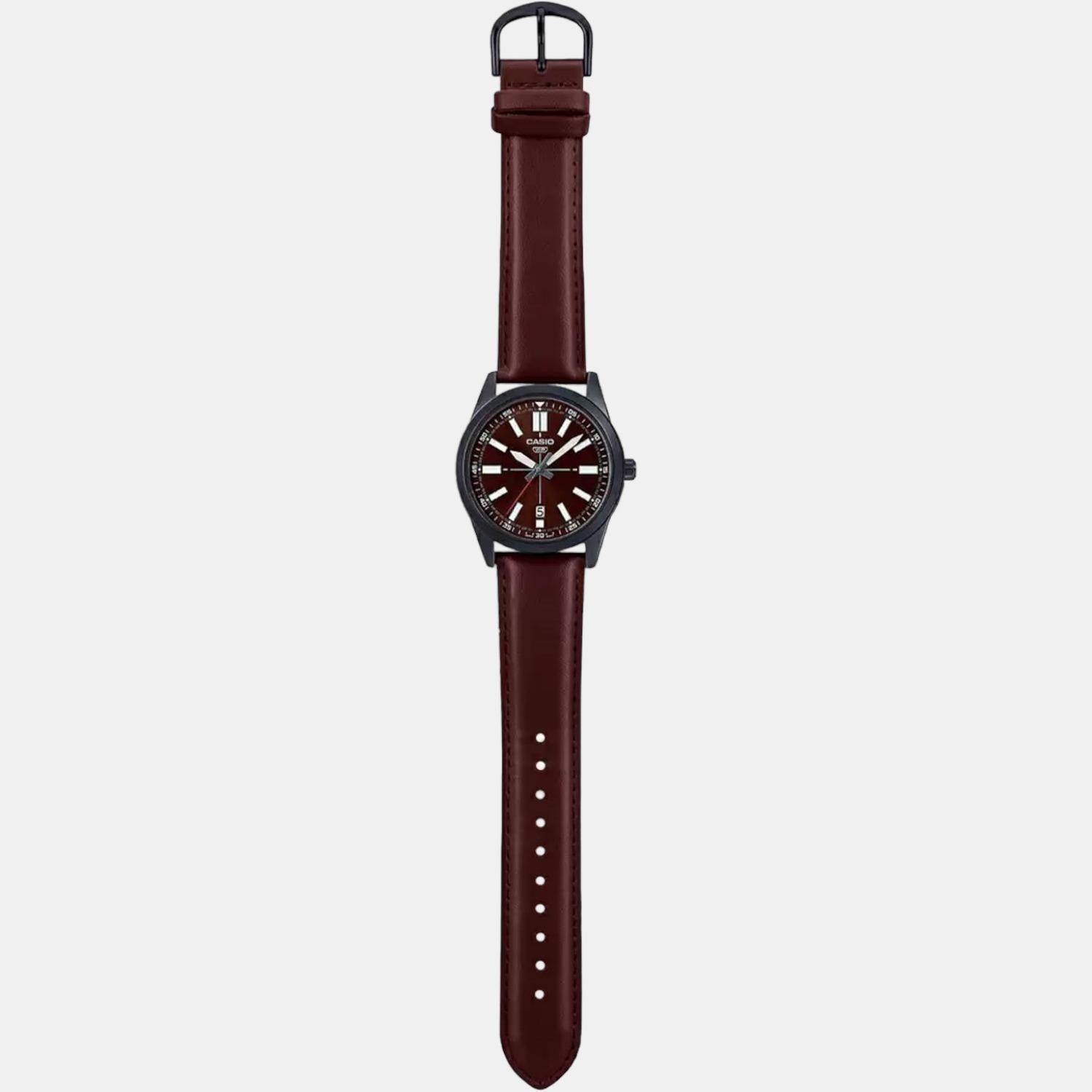 Casio Leather Brown watch