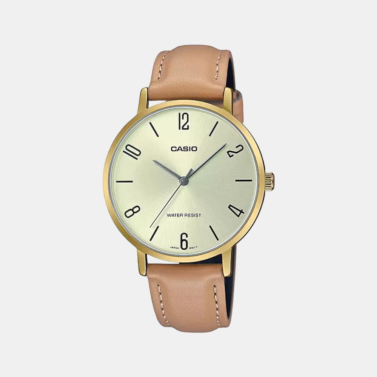 Casio Round White Analog watch