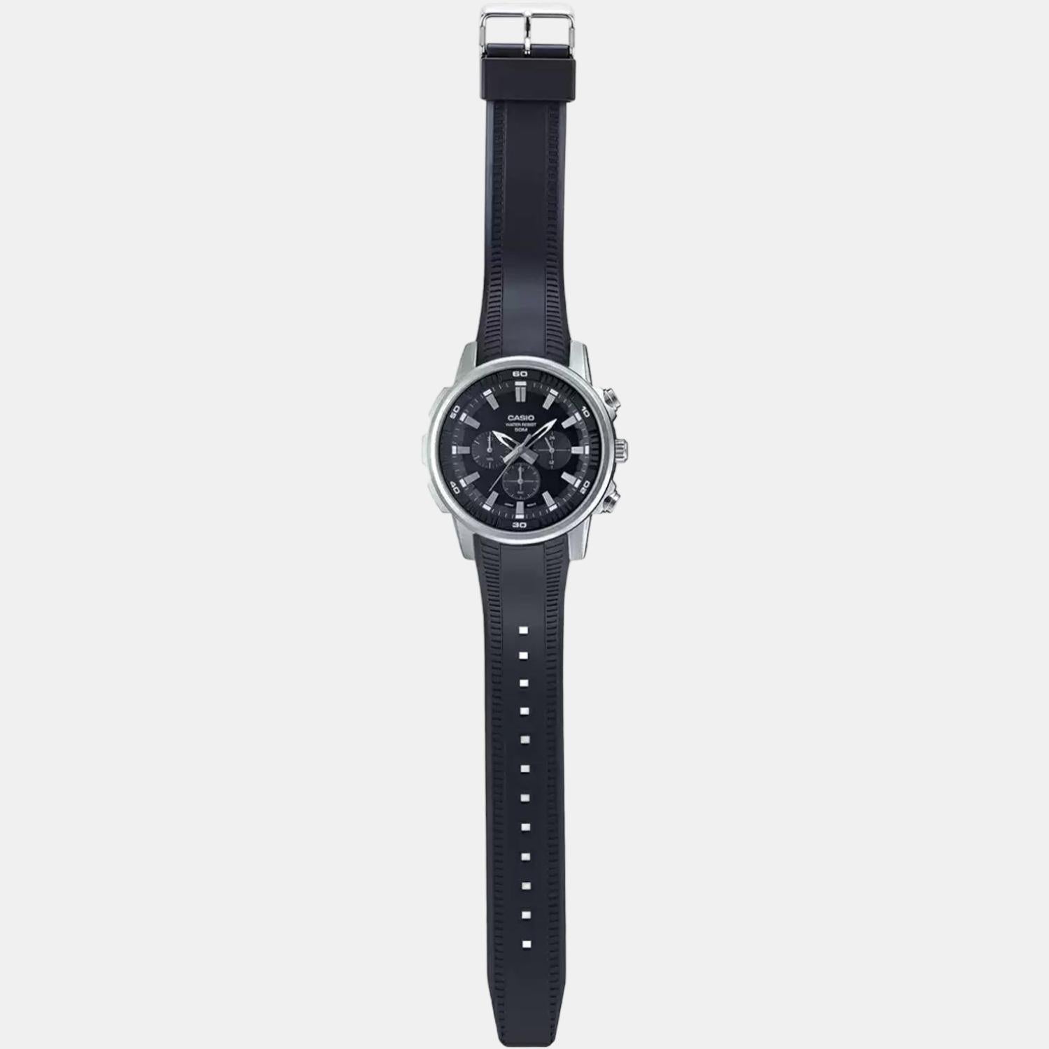 Casio Round Quartz Chronograph Men watch