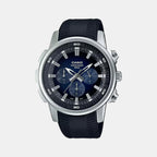 Casio Round Black Chronograph watch