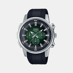 Casio Round Green Chronograph watch
