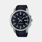 Casio Round Black Chronograph watch