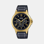 Casio Round Black Chronograph watch