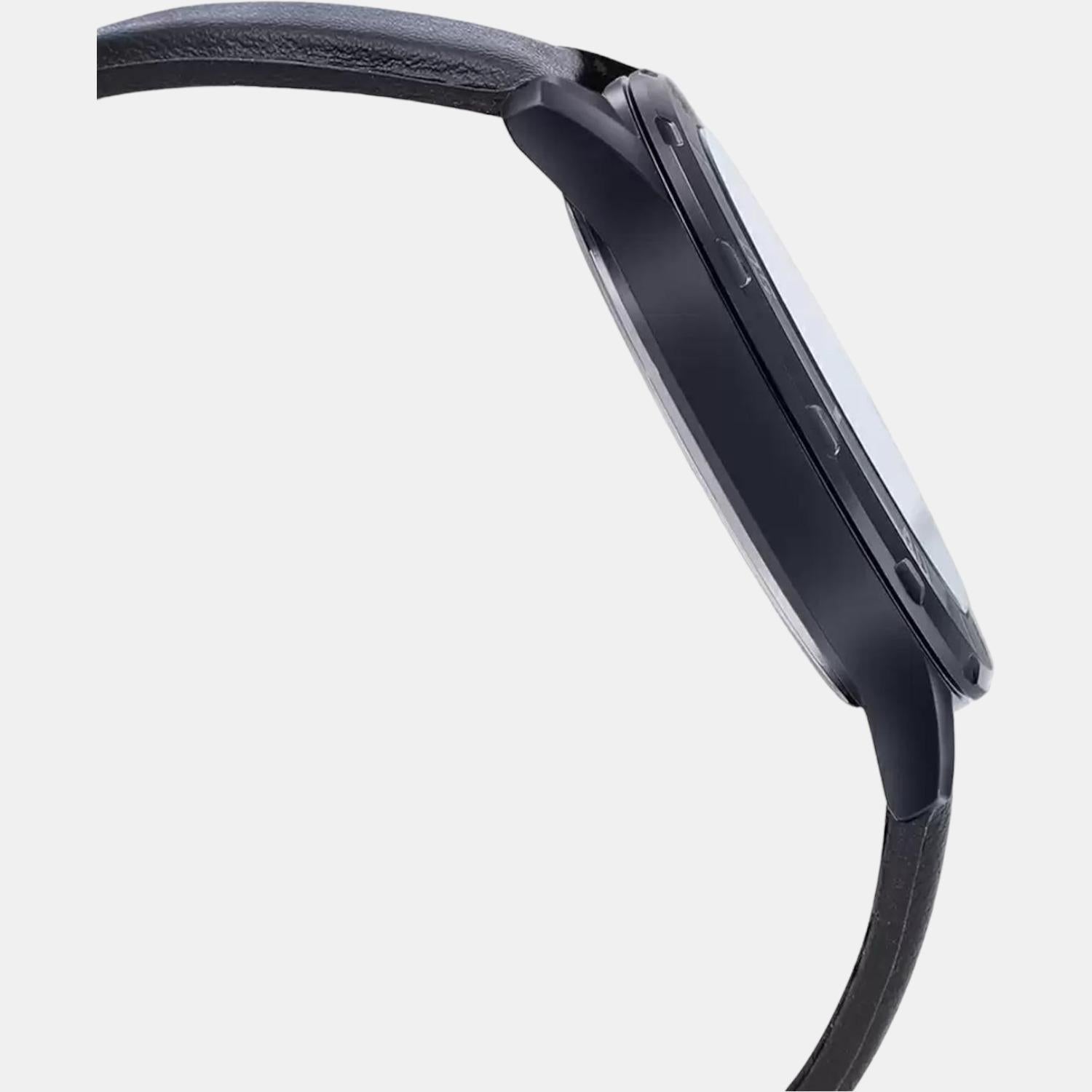 Casio Men Round Black watch