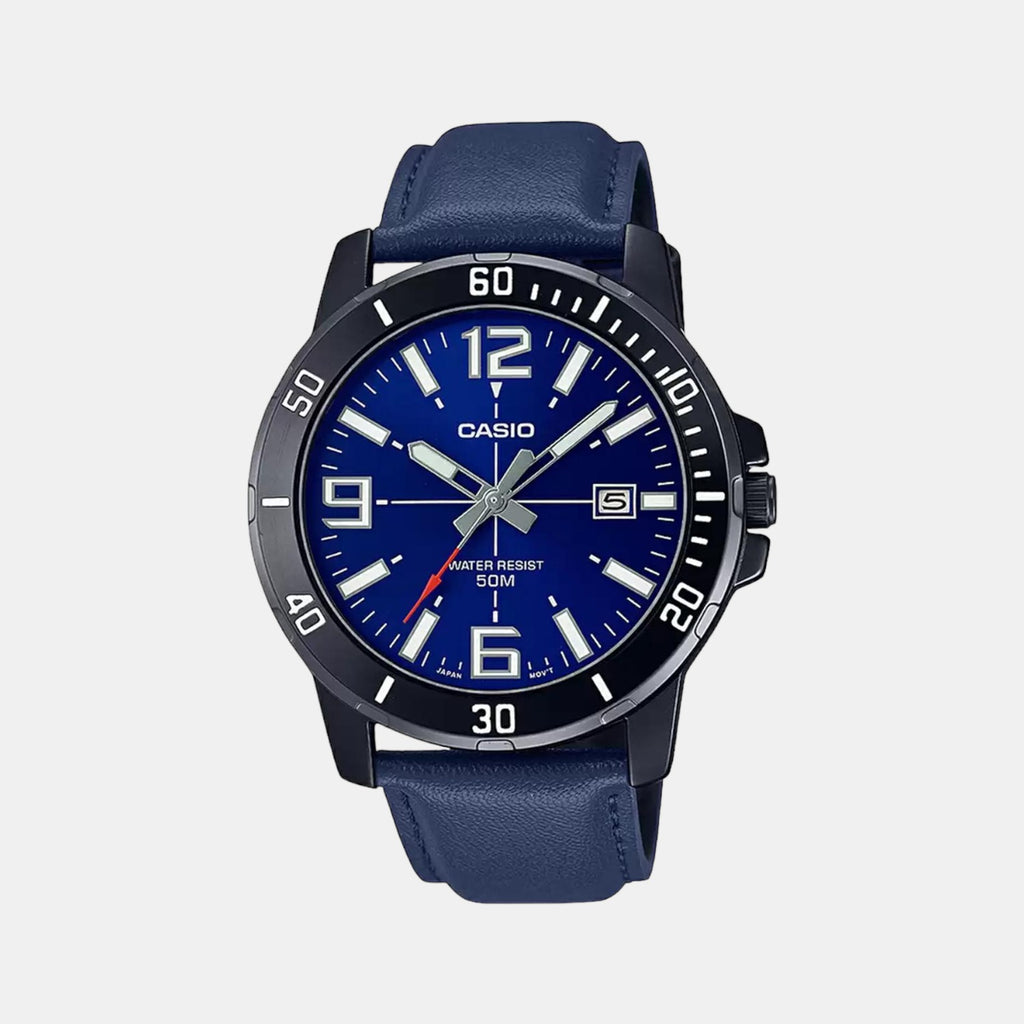 Casio Round Blue Analog watch