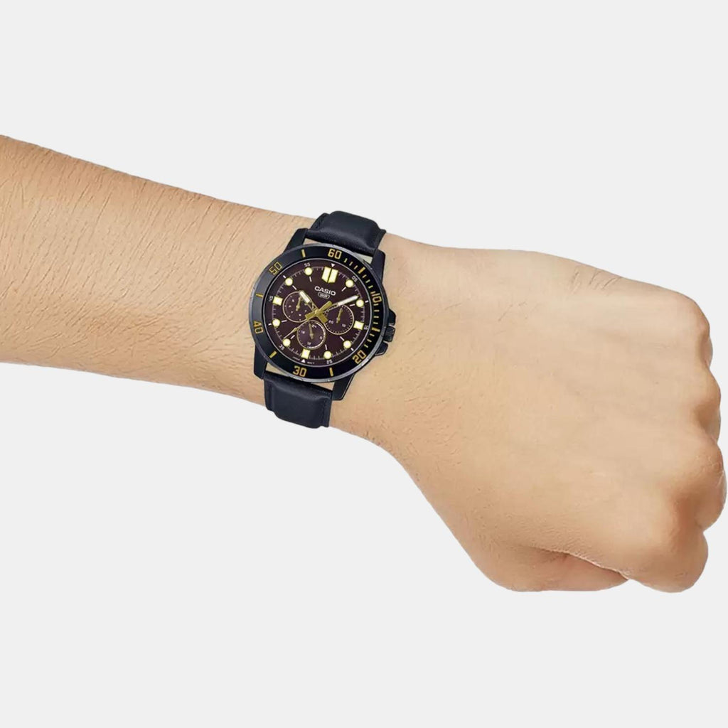 Casio Leather Brown watch