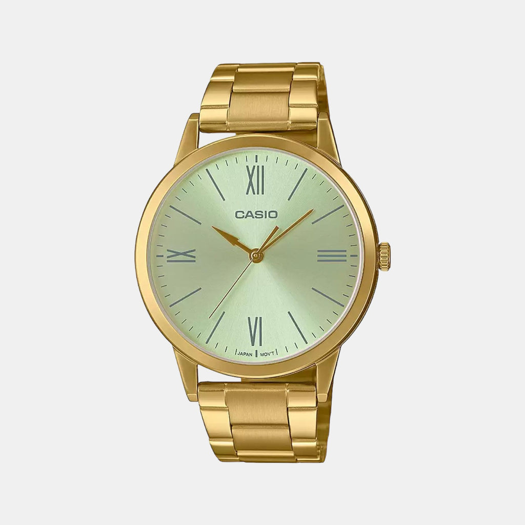 Casio Round White Analog watch