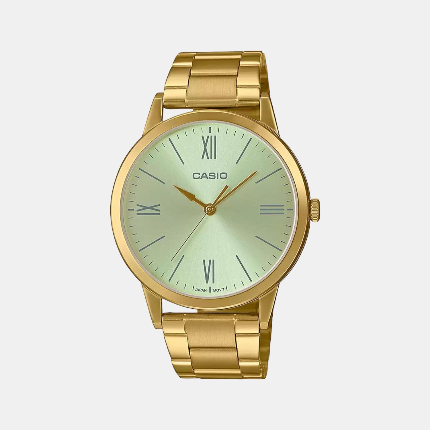 Casio Round White Analog watch