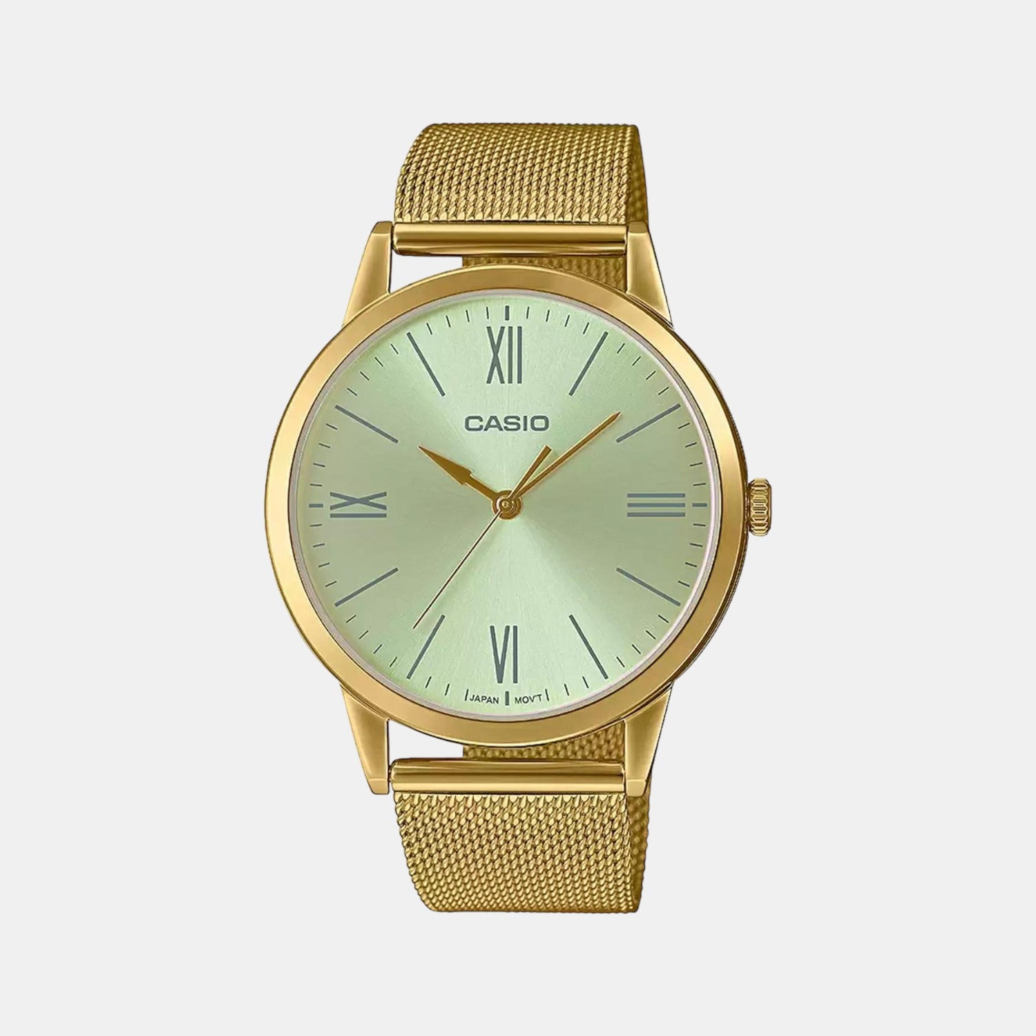 Casio Round White Analog watch