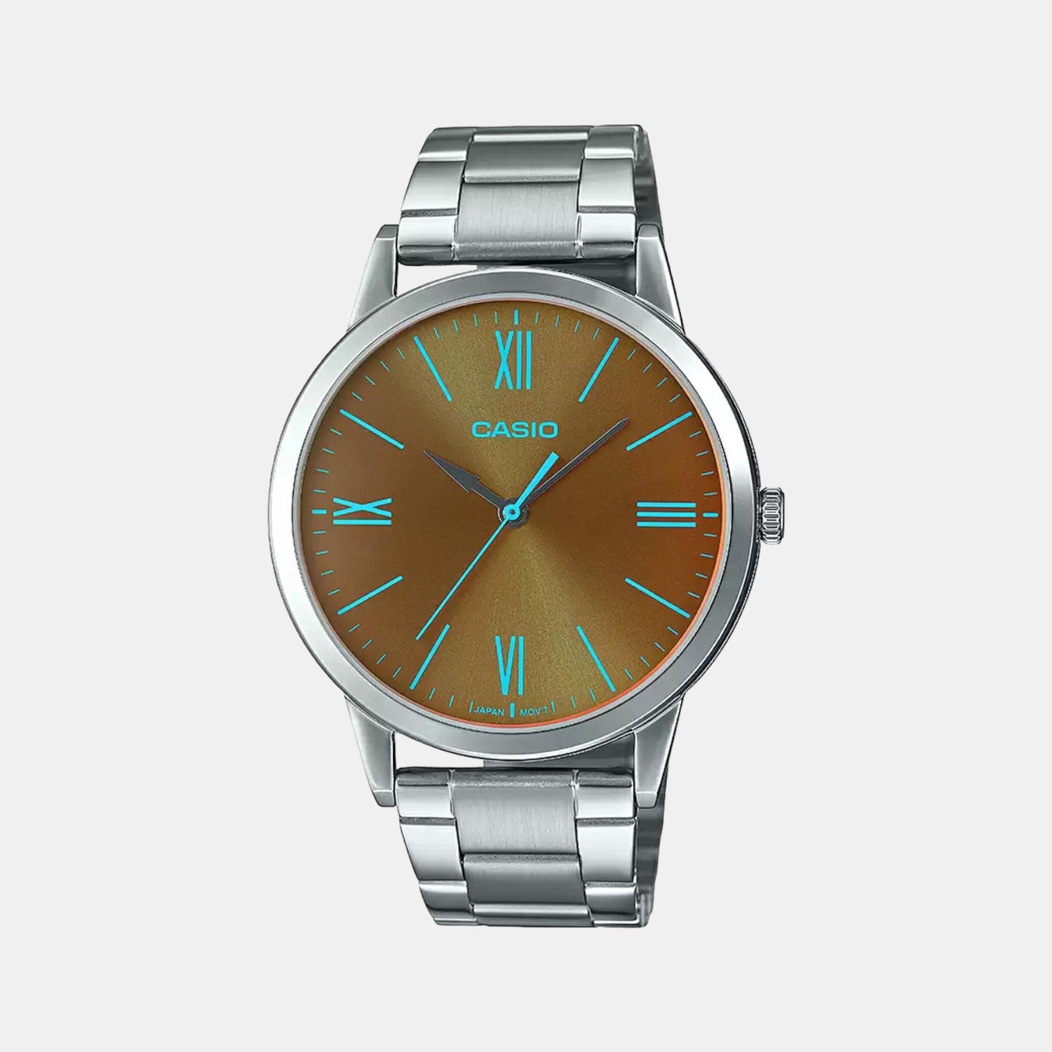 Casio Round Brown Analog watch