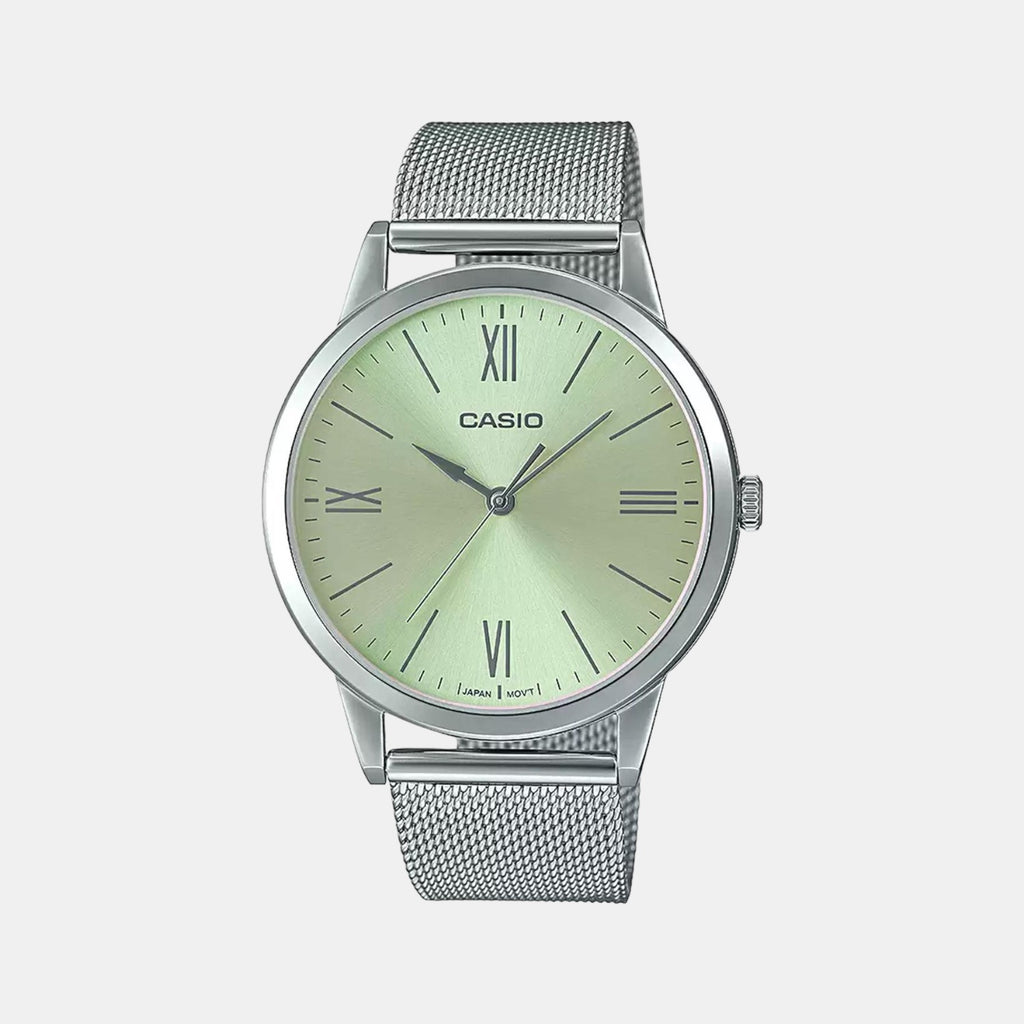 Casio Round Green Analog watch