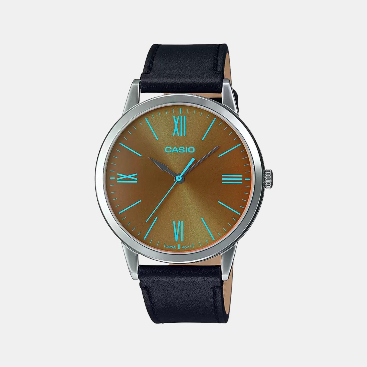 Casio Round Brown Analog watch