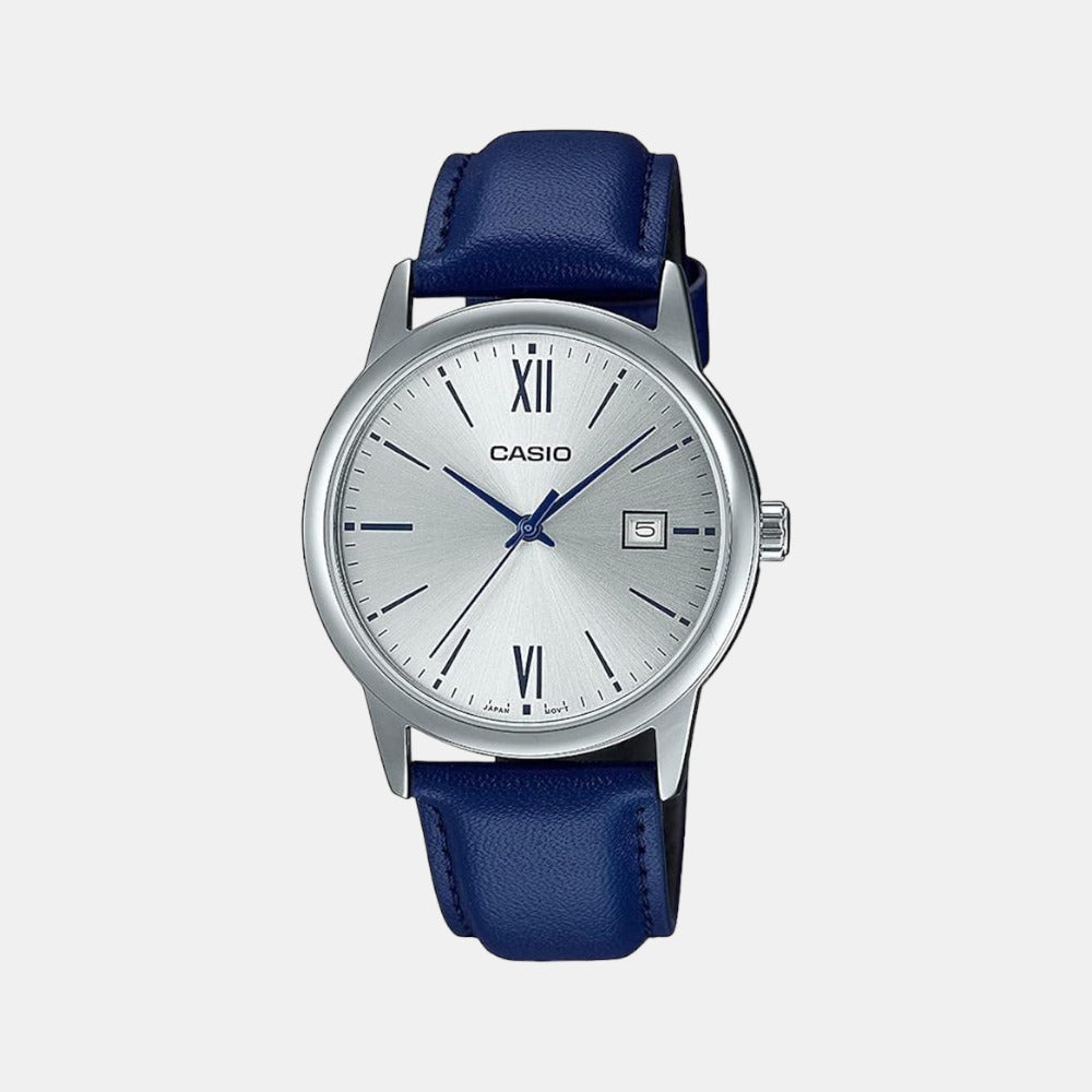 Casio Round Silver Analog watch