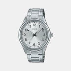 Casio Round Silver Analog watch