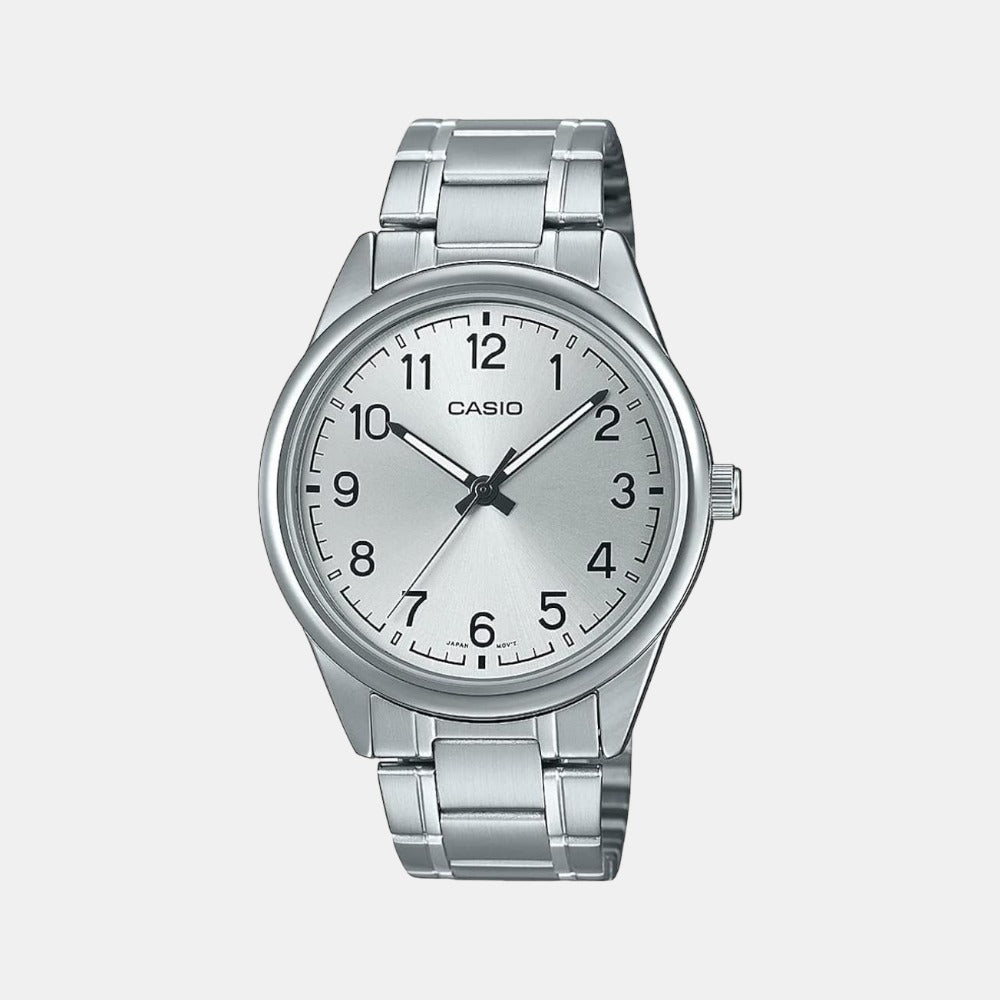 Casio Round Silver Analog watch