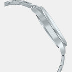 Casio Men Round Silver watch