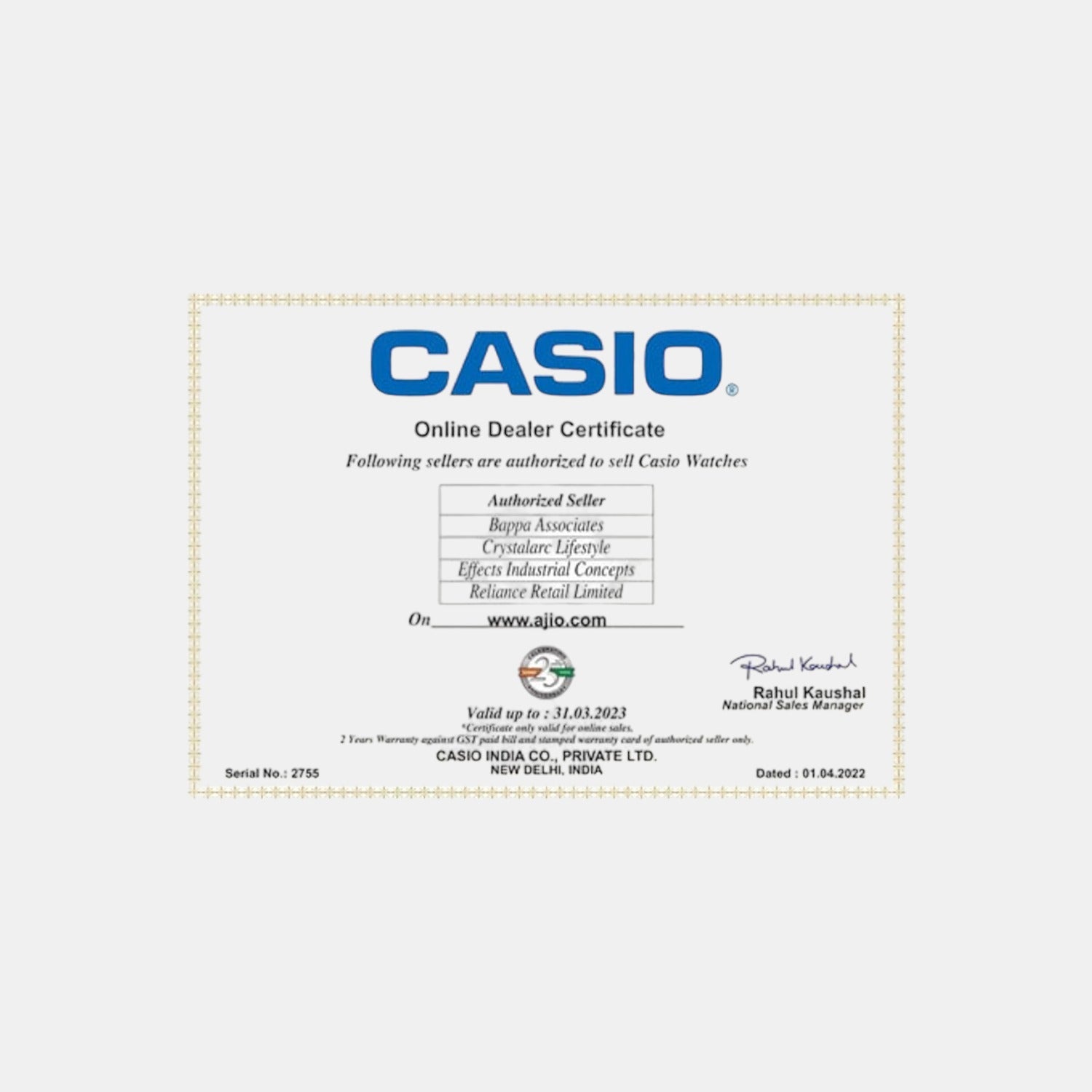 Casio 41 mm Round Quartz watch