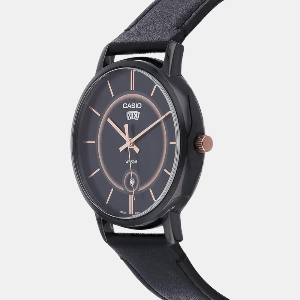 Casio Men Round Black watch
