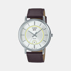 Casio Round White Analog watch