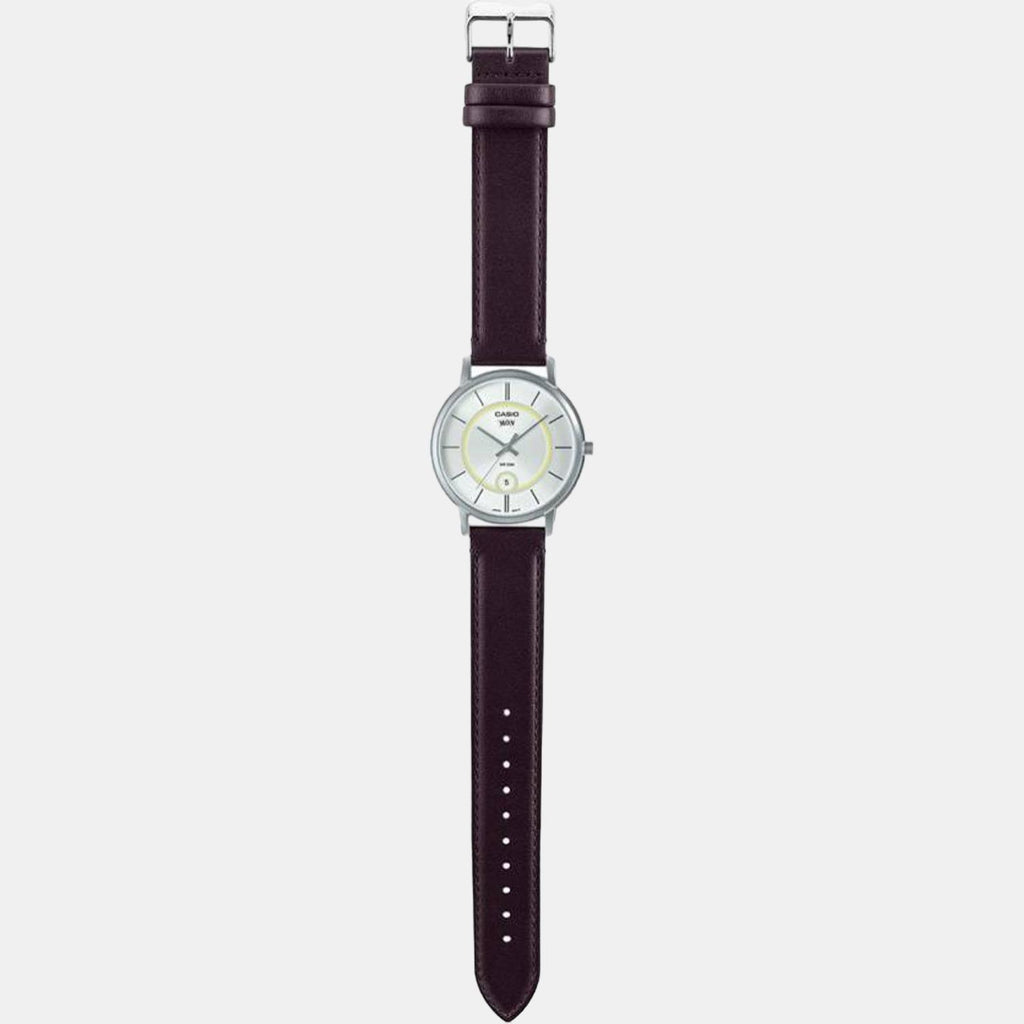 Casio Leather White watch